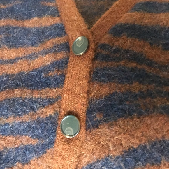 SÉZANE Angelina Jumper Brown / Navy Size S - Picture 9 of 12